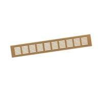 60x400mm Air Vent Cover - Aluminium Ventilation Grille - Gold Furniture Grill for Door, Wardrobe, Radiator
