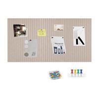 60x40cm Felt Notice Boards for Home,Large Cork Boards for Walls,9mm Thick Pin Boards for Offices with Self-Adhesive Tapes,Foldable Decorative Memo Board for Home,Photos,Memos (Dark Camel)