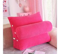 60x50x22cm Reading Pillow - Triangular Wed Cush for Gaming, TV Watching & Bed Backrest - table Sofa Support & Lumbar Positing Pillow