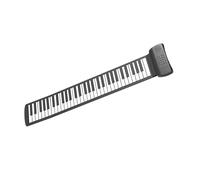 61 Folding Hand Roll Piano 61 Key Soft Piano Silicone Keyboard Portable Practice Electronic Keyboard