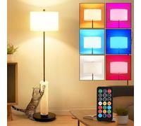 61 Inches Cat Scratching Post with Floor Lamp,Durable Natural Sisal and Heavy Duty Base,Suitable for Living Room Bedroom Dining Room Kitchen