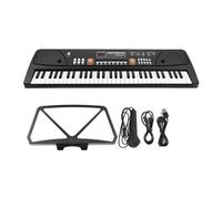 61-Key Electronic Organ With Microphone Digital Keyboard Piano With LED Display Built-in Dual Stereo Speaker