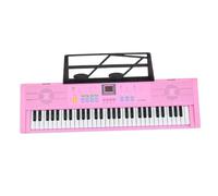 61 Key Electronic Piano Keyboard With LED Display Demo Songs Perfect(Pink)