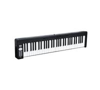 61 Key Foldable Piano Keyboard Electronic Pianos Music Synthesizer Musical Organizers Instrument (Color : Black)