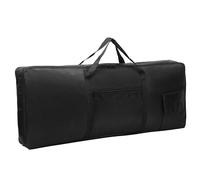 61 Key Keyboard Case 41x16x6 Inch Oxford Cloth Keyboard Carrying Case with Handle Zipper Closure Waterproof Multi-Pocket Piano Bag