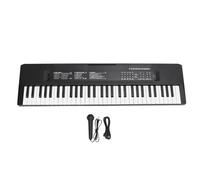 61 Key Keyboard Piano Portable Electric Piano Keyboard with 8 Tones 6 Demos 5 Rhythms Plastic Construction for Kids Beginners Music Learning Practice