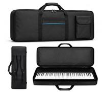 61 Key Piano Keyboard Case for Sequential Prophet Rev2 2017-2026+ | 600D Oxford Portable Dust Cover | 6 mm Padded | Electric Pianos Backpack | Piano Bag with Handle and Adjustable Straps