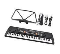 61 Keys 16 Tones Digital Keyboard Electric Piano With Microphone LED Display Built-in Dual Stereo Speakers Keyboard Piano for Beginner