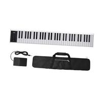 61 Keys Digital Electronic Piano Keyboard MIDI Output 128 Tones 128 Rhythms Programming Playback Tutoria