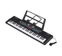 61 Keys Electric Piano Electronic Organ Microphone Digital Music Electronic Keyboard Piano Built-in Dual Stereo Speakers