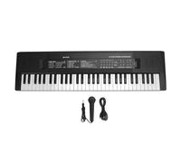 61 Keys Piano Keyboard Toy Portable Electronic Keyboard Piano with Microphone Early Learning Educational Musical Instrument for Kids Beginners Music Lovers Plastic 61 Key USB