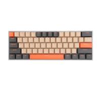 61 Keys RGB Backlit Wireless Mechanical Keyboard, 3000mAh Battery, Red Switch, 8 10 2000 ME XP Vista, HarmonyOS, IOS with Type C Wired Connection