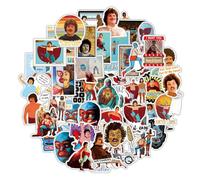 61 Pcs Nacho Libre Stickers Comedy Movie Graffiti Waterproof Vinyl for Birthday Party Supplies Decoration Favors for Water Bottles Laptop Suitcase Scrapbooking Choice