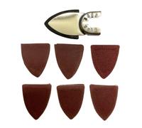 61 Piece Oscillating Multi Tool Finger Sanding Blade Set Compatible with Dremel Fein Multimaster Makita Bosch Etc