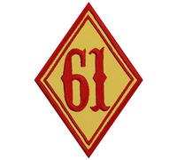 61 Sew on Patch - Iron on Patches Bikers Patches for Bikers, Motorcycle Club, Bike Racers, Lady Bikers - Wildly Popular Applique for Jackets, Backpacks, Jeans, Caps - 100X45 mm