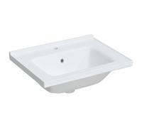 (61 x 48 x 19.5 cm) vidaXL Bathroom Sink Toilet Basin Sink Wash Basin White Rectangular Ceramic