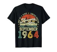 61 Years Old Vintage September 1964 Retro 61st Birthday Men T-Shirt