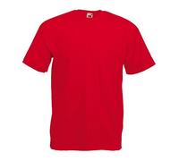 61036040L - Fruit of the Loom - Classic T-Shirt Value Weight L,Red