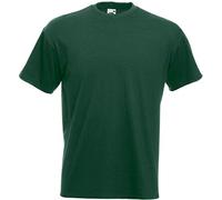 610440382XL - T-Shirt Super Premium von Fruit of the Loom S M L XL XXL 3XL verschiedene Farben XXL,Flaschengruen