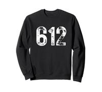 612 Area Code Minneapolis MN Mobile Telephone Area Code 612 Sweatshirt