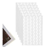 612 Pcs Photo Album Corner Stickers, Adhesive Photo Corners for Scrap Book Photo Corner Stickers Photo Mounting Corners Photo Stick Corners for DIY Picture Album Journal (White)