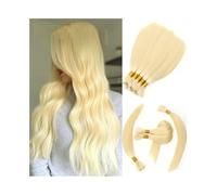#613 Blonde Human Braiding Hair Pre Stretched Silky Straight Braids Bulk Hair Extensions(28 Inch)