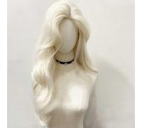 613 Platinum Lace Front Wigs, Long Gold Ombre Synthetic Body Wave Wear and Go with Thin Hair HD Glueless Lace Front Wig for Women
