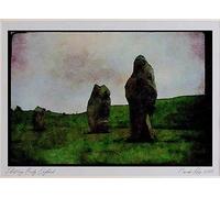 613009 Avebury Watercolour Picture Limited Edition A3