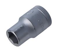 GEDORE Socket, 1/2" 12.5 mm drive, Hexagonal, 12 mm width, Tool, 19 12, Chrome-plated steel