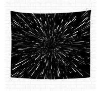 614 Wall Tapestry Time Abstract Open Space Travel Star Warp In Hyperspace Wall Hanging Beach Blanket Soft Personalized Custom Tapestry, For Living Room, Home Decor, 150x200cm