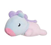 Aurora World Baby Mini Pillow Cushion MANG – BT21 Official Merchandise, Soft Toy, Blue & Purple