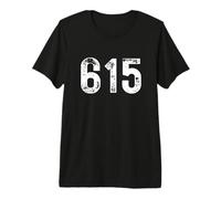 615 Area Code Nashville Tennessee Premium T-Shirt