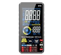615 Smart Touch Digital Multimeter 6000 Counts AC/DC Voltage Current Tester with NCV, Type-C Charging, Data Hold, for CAT III 600V Engineering & Maintenance Use