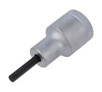 6153070 Socket: hex key-bit HEX 4mm 1/2" chrome vanadium steel GEDORE