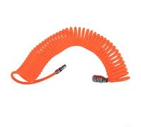 615M PU Recoil Hose for Air Compressors, 5mm Inner Diameter, 8mm Outer Diameter, Quick Connector, Suitable for High and Low Temperatures (9m)