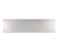 615mm x 150mm Plain Door Kickplate - Satin Stainless Steel Kick Plate Protector