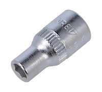 6165670 Socket: 6-angles socket spanner HEX 5mm 1/4" tool steel GEDORE