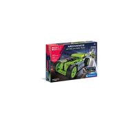 61717 Clementoni-61717-Science Museum-Mechanics Lab-Pull Back Hot Rod-Made in Italy-Vehicles Building Set for Kids from 8 Years and Older, English