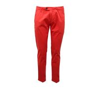6181At pantalone ROY Roger'S NEW Rolf trousers, male, Roy Roger's, Slim-fit Trousers, Red, W36, Trousers W36