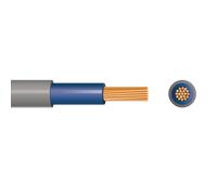6181YF Double Insulated Single Core Flexi 19-Stranded Meter Tails PVC 16.0mm Blue Core Grey Cable - 50M