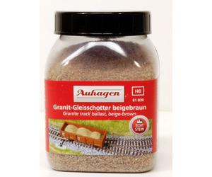 61830 Auhagen Gravel for Granite Beige Ballast 600g Jar