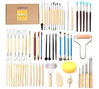 61pcs Ceramic Tools Clay Sculpting Set, Polymer Clay Tools Clay Sculpting Tools, Pottery Carving Tool for Engraving Modeling Embossing Shaping Art DIY