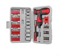 61pcs Precision Screwdriver Set with Telescopic Ratchet - Magnetic Bits for Torx Hex Star Phone for laptop Repair - Portable Tool Kit