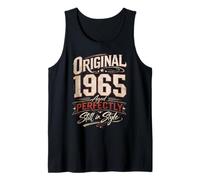 61st Birthday Gift Man Woman Original Vintage 1965 61 Years Tank Top