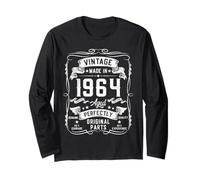 61st Birthday Gifts for Men 61yr 61 Years Old Vintage 1964 Long Sleeve T-Shirt
