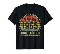 61st Birthday Legends February 1996 Vintage 61 Years Old T-Shirt