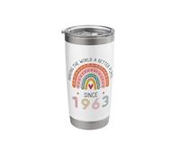 61st Birthday Making The World a Better Place Since 1963 Stainless Steel Insulated Tumbler