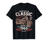 61st Birthday man Gift Motorcycle Motorcyclist Biker 1965 T-Shirt