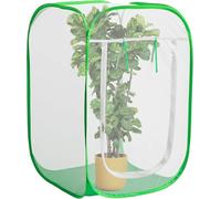61x 61 x 92Cm Pop Up Garden Mesh Plant Cover - Garden Pest Insect Barrier Netting - Garden Fruit Plant Tent Cage Protector for Protect Plant Vegetable Fruit from Birds Insects