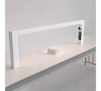 62.01IN Half Moon Nail Lamp, Dimmable Desk Light with Knob Display Screen, 3000K-6000K, Nail Tech Light for Manicure Office Studio Reading (USB Port)(White)